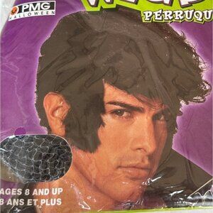 VTG 2002 PMG Halloween Greaser Black Wig (NEW)